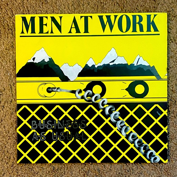 MEN AT WORK - BUSINESS AS USUAL LP 1982